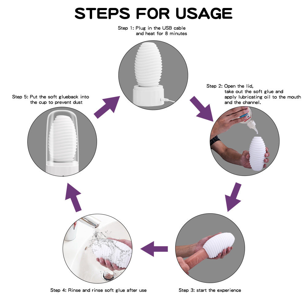 Electric Heating Masturbator Homemade Vibration Devices Sex Toy Aircraft Cup for Men Toys