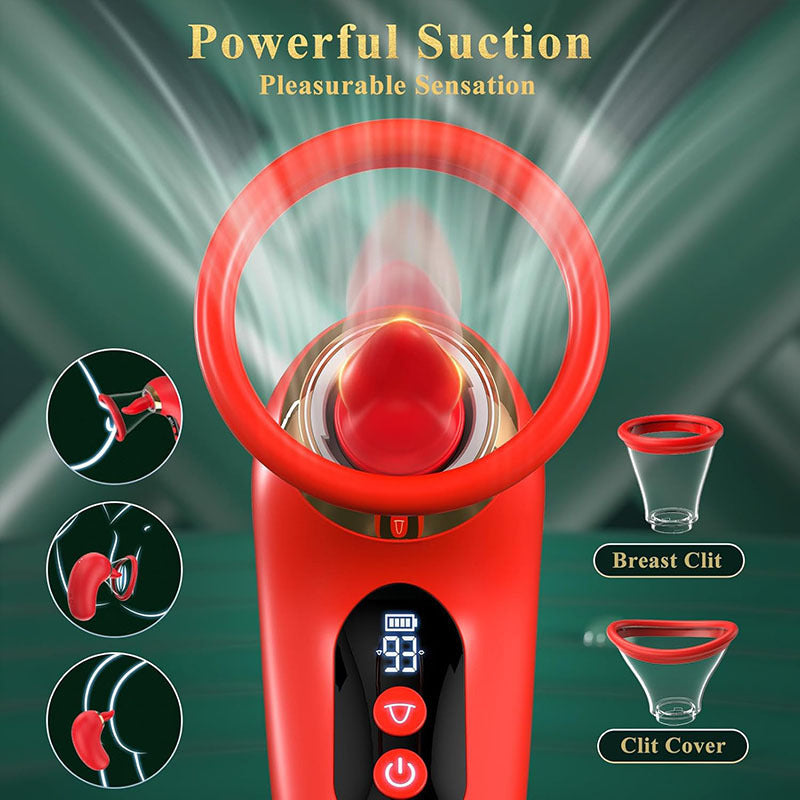 The new product tongue licker female masturbation sex toy CG point stimulation sucking vibrator for woman or couple