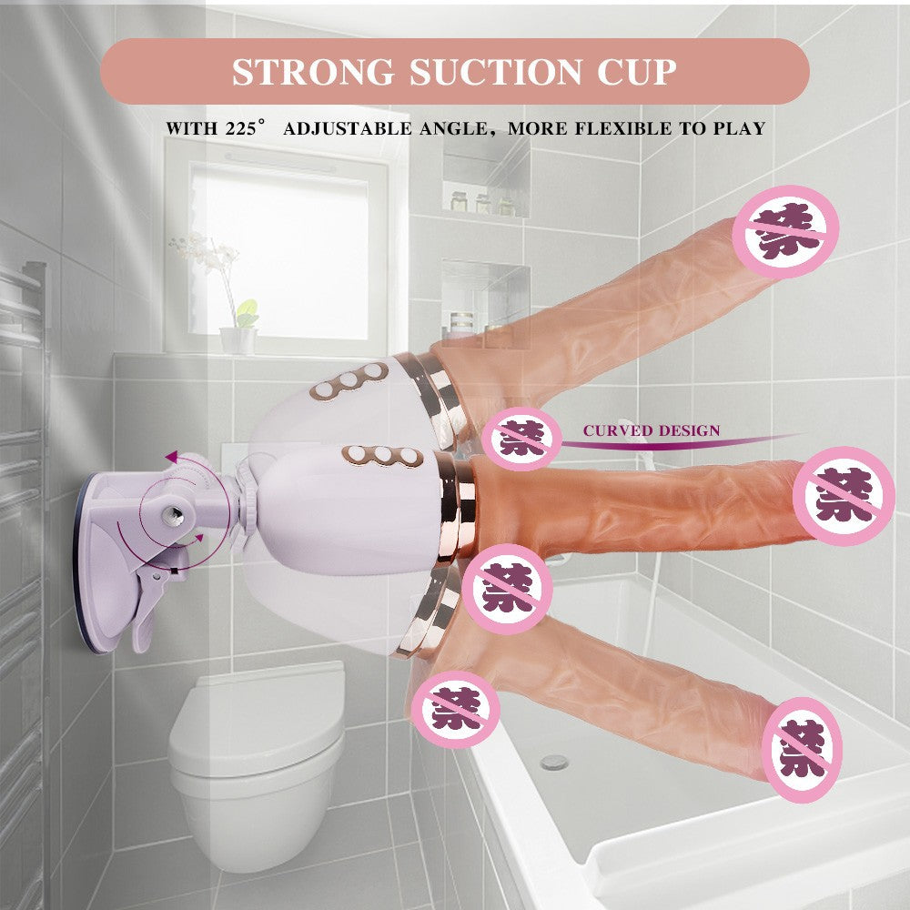 Female mini masturbation device massage insertion for orgasm artificial penis electric telescopic vibrating dildo vibrator woman sex toys