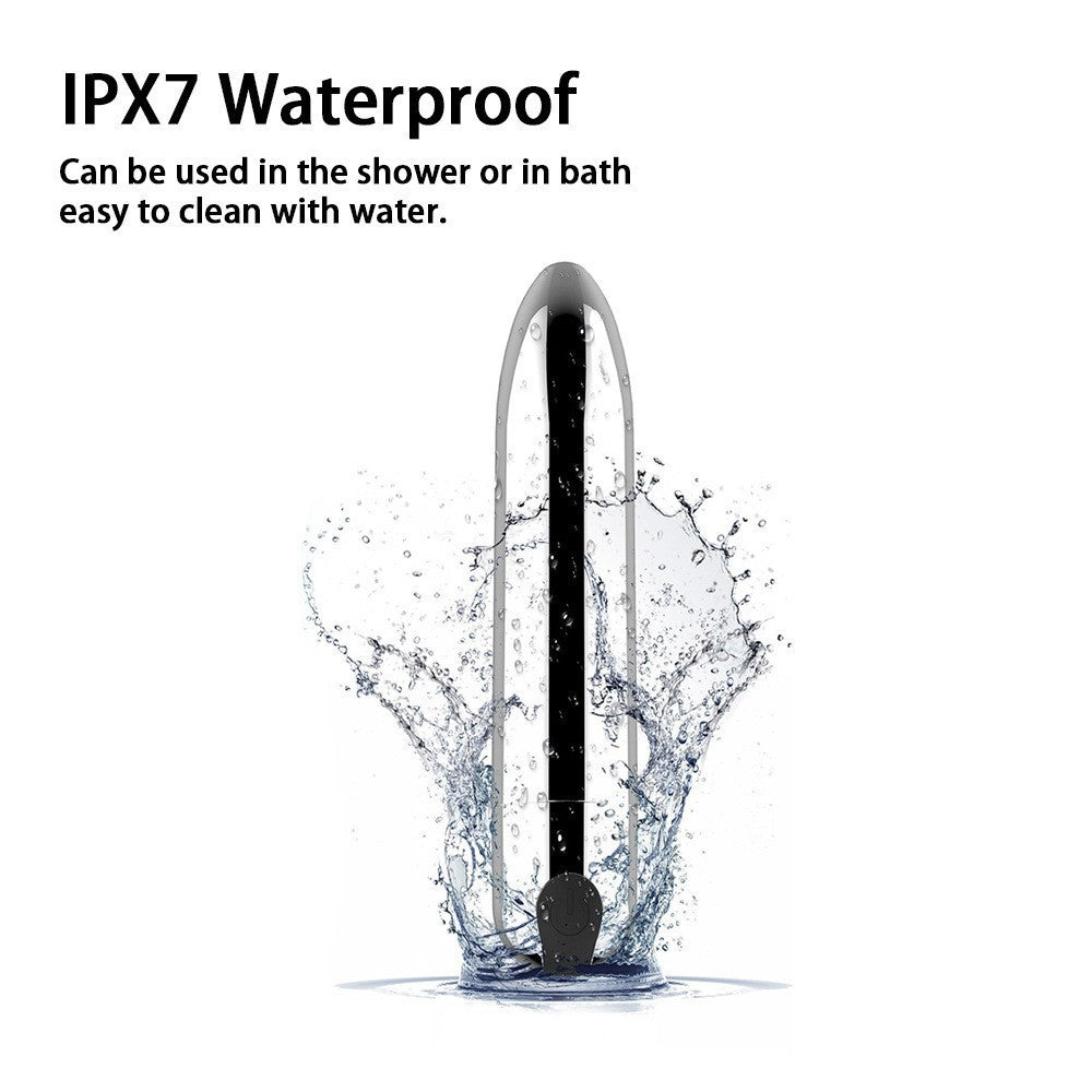Mini 10 Speed USB Rechargeable Waterproof Bullet Vibrator For Her Personal Massager by Seductiva