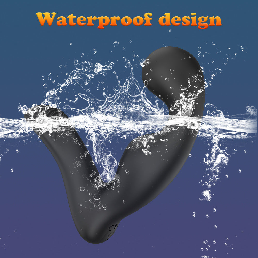 Anal Stimulator Rechargeable Dual Vibration Prostate Massager Butt Plug Vibrator