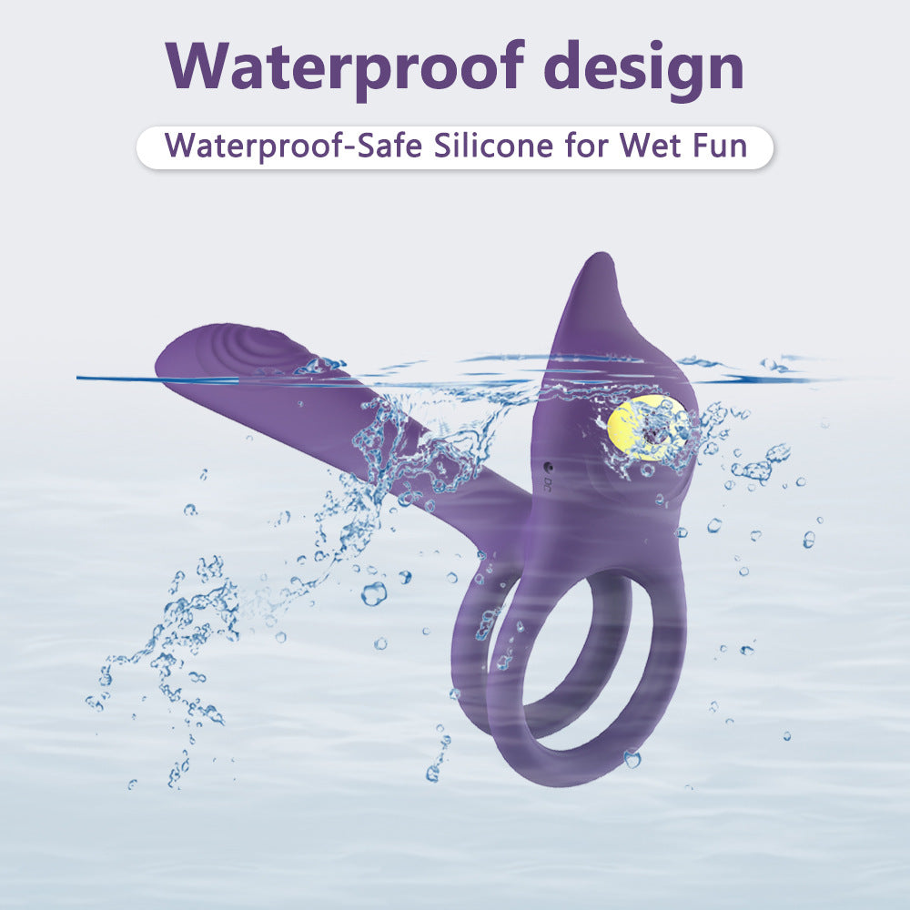 Hot Selling Adult Toy Locking Ring Remote Control Silicone Couples G-Point Masturbation Vibrating Ring