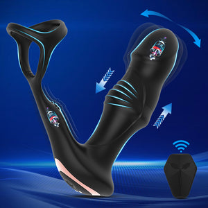Seductiva Pro-Zen: Remote Controlled Prostate Massager & Pleasure Ring - Sensory Wellness Product Perspective - NZ Local Stock