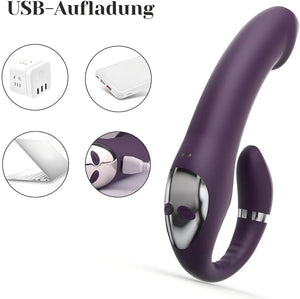 Seductiva Velvet: 10-Frequency C-Type Dual Motor G-Spot & Clitoral Vibrator - Sensory Wellness Product Perspective - NZ Local Stock