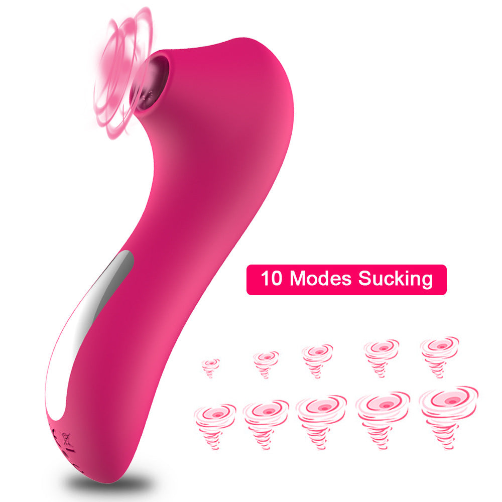 Sucking vibrator breast clitoris stimulation female masturbation massage stick