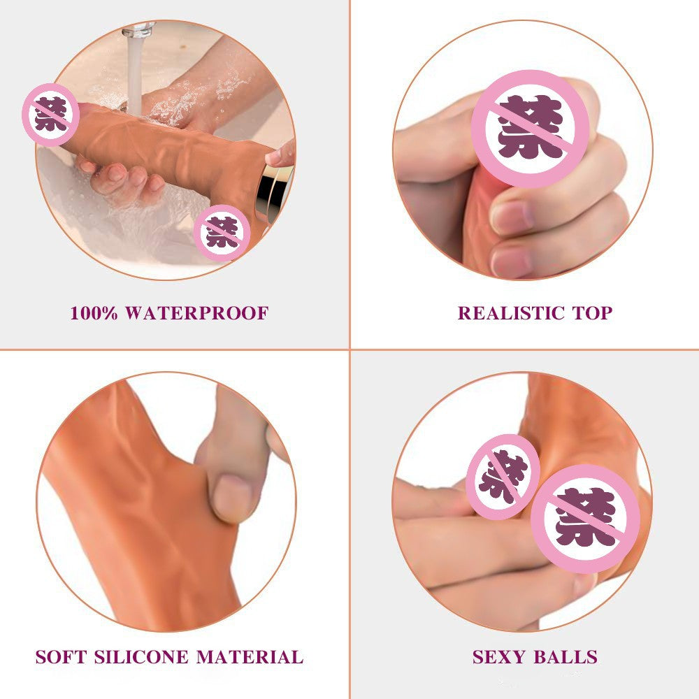 Female mini masturbation device massage insertion for orgasm artificial penis electric telescopic vibrating dildo vibrator woman sex toys