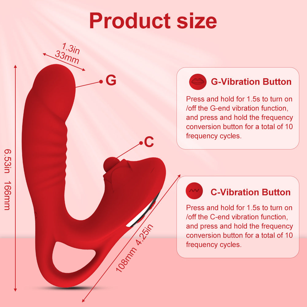 G/C spot vibrator 10-frequency dual-vibration adult product for women female toys