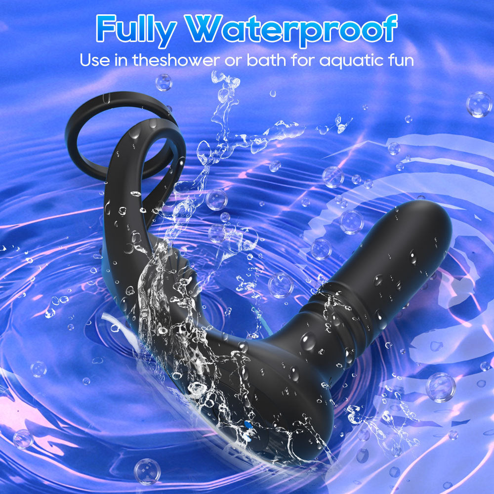 Seductiva Pro-Thrust: Remote Control Prostate Massager with 10 Thrusting Modes - Sensory Wellness Product Perspective - NZ Local Stock
