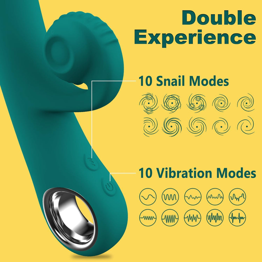 New Arrival 2 In 1 Double Vibration Stimulator Female Masturbation Rabbit Vibrator Sex Toys For Woman Or Couple