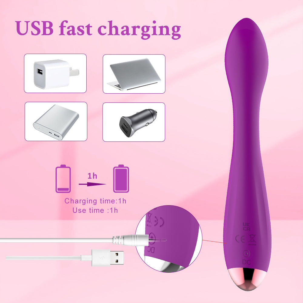 Rabbit Vibrator Multi-frequency Dual Shock AV Stick G-spot Clitoral Stimulator