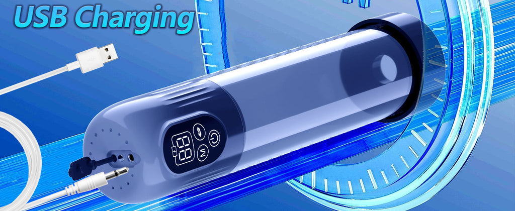 New 6 IN1 screen display spa aircraft cup stretching air pump vacuum men penile trainer adult sex toy