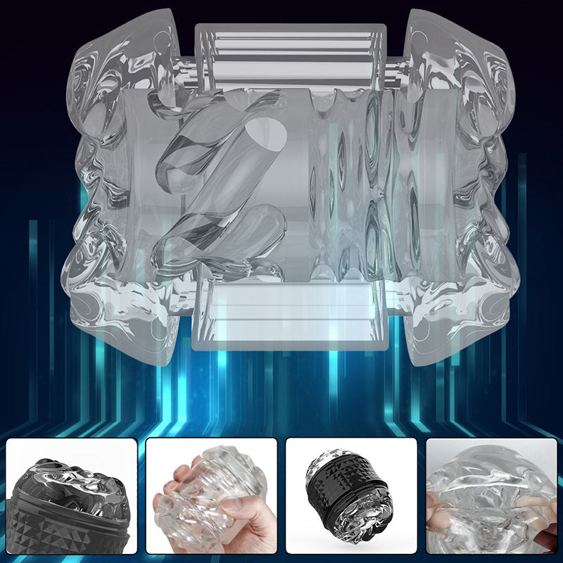 Men's Masturbator Discreet and Quiet Pleasure Toy with Privacy Packaging Trusting for Solo Use