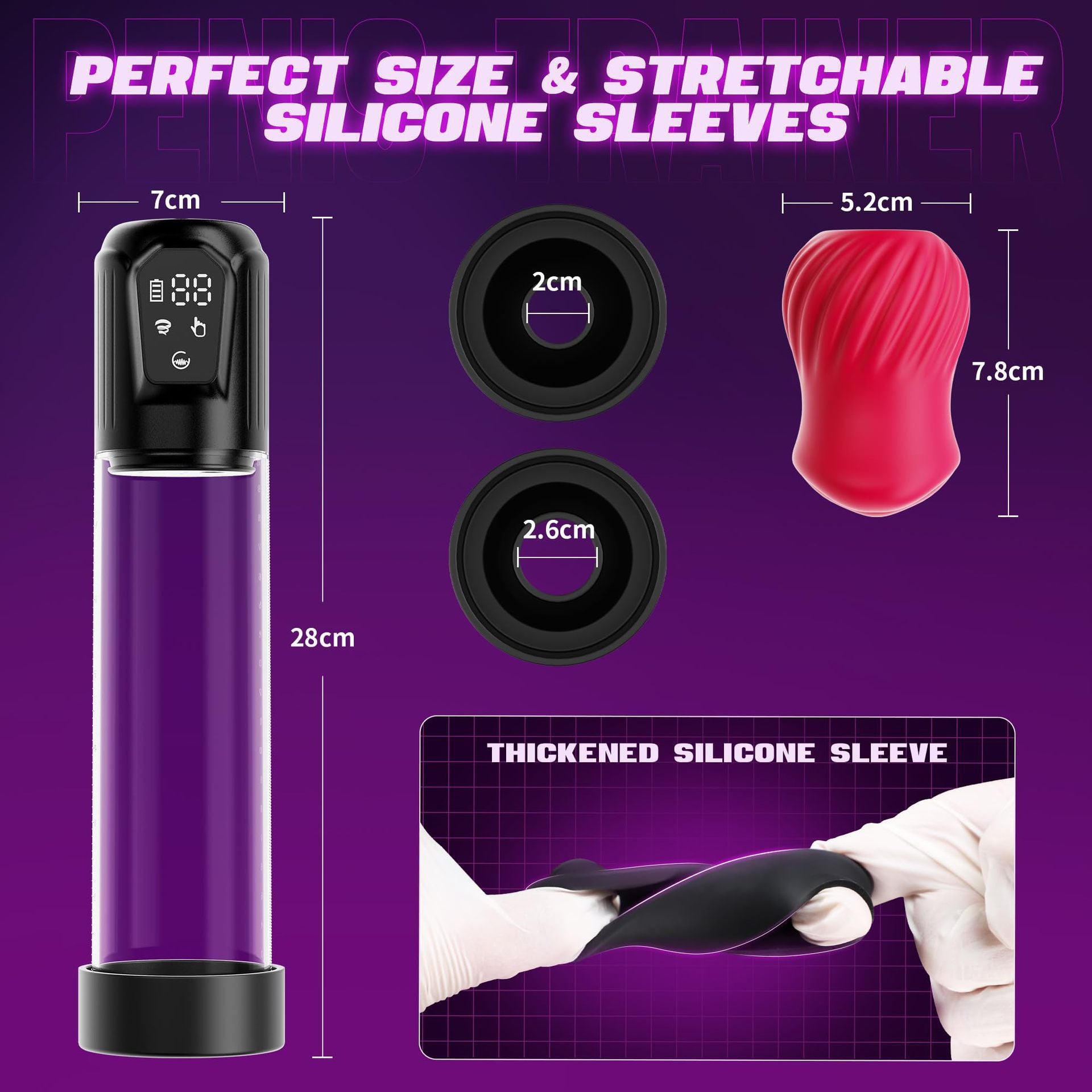 New Arrival 4In1 water bath exercise man sex toy electric vacuum suction penis pump male masturbation cup