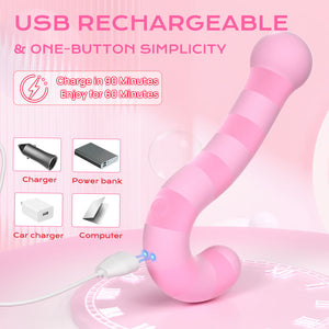 Seductiva Masturbation vibrator dual vibration AV stick backyard massage APP remote flirting sex toy - Sensory Wellness Product Perspective - NZ Local Stock