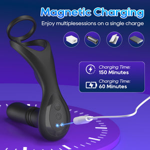 Seductiva Pro-Thrust: Remote Control Prostate Massager with 10 Thrusting Modes - Sensory Wellness Product Perspective - NZ Local Stock