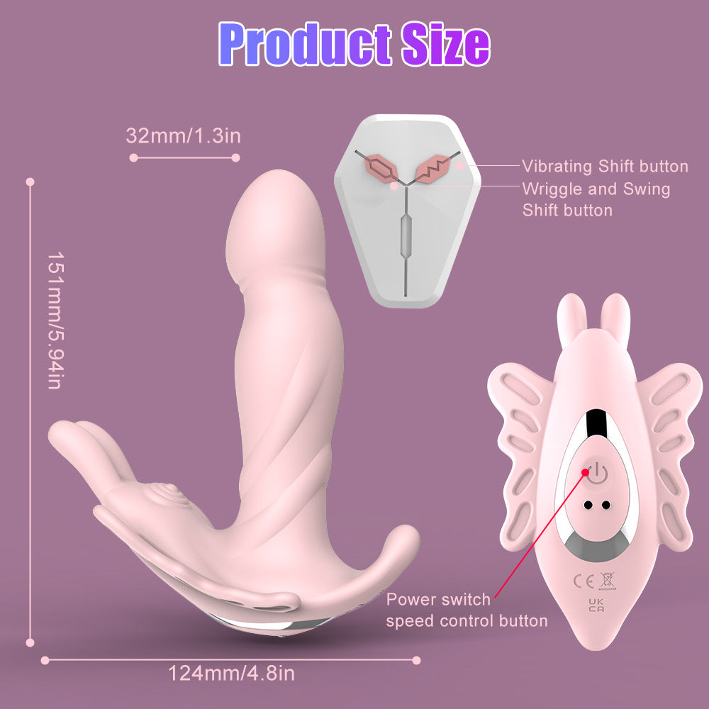 Remote control wearable panty vibrator rechargeable rabbit vibrator couple sex toy