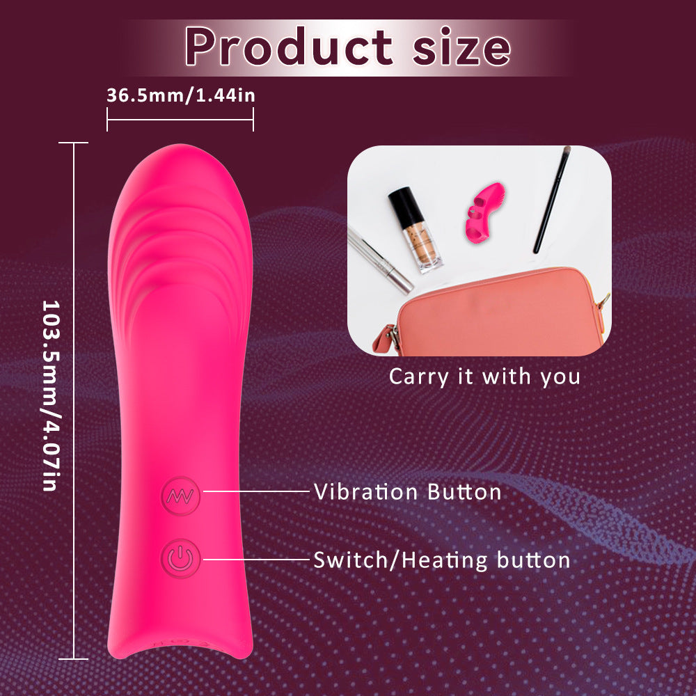 2 in 1 Ultimate Sweet Finger Vibrator 10 frequency Vibrating Couples flirt Sex Toy