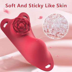 Wearable Rose Vibrator - Remote Control, 10 Modes by Seductiva