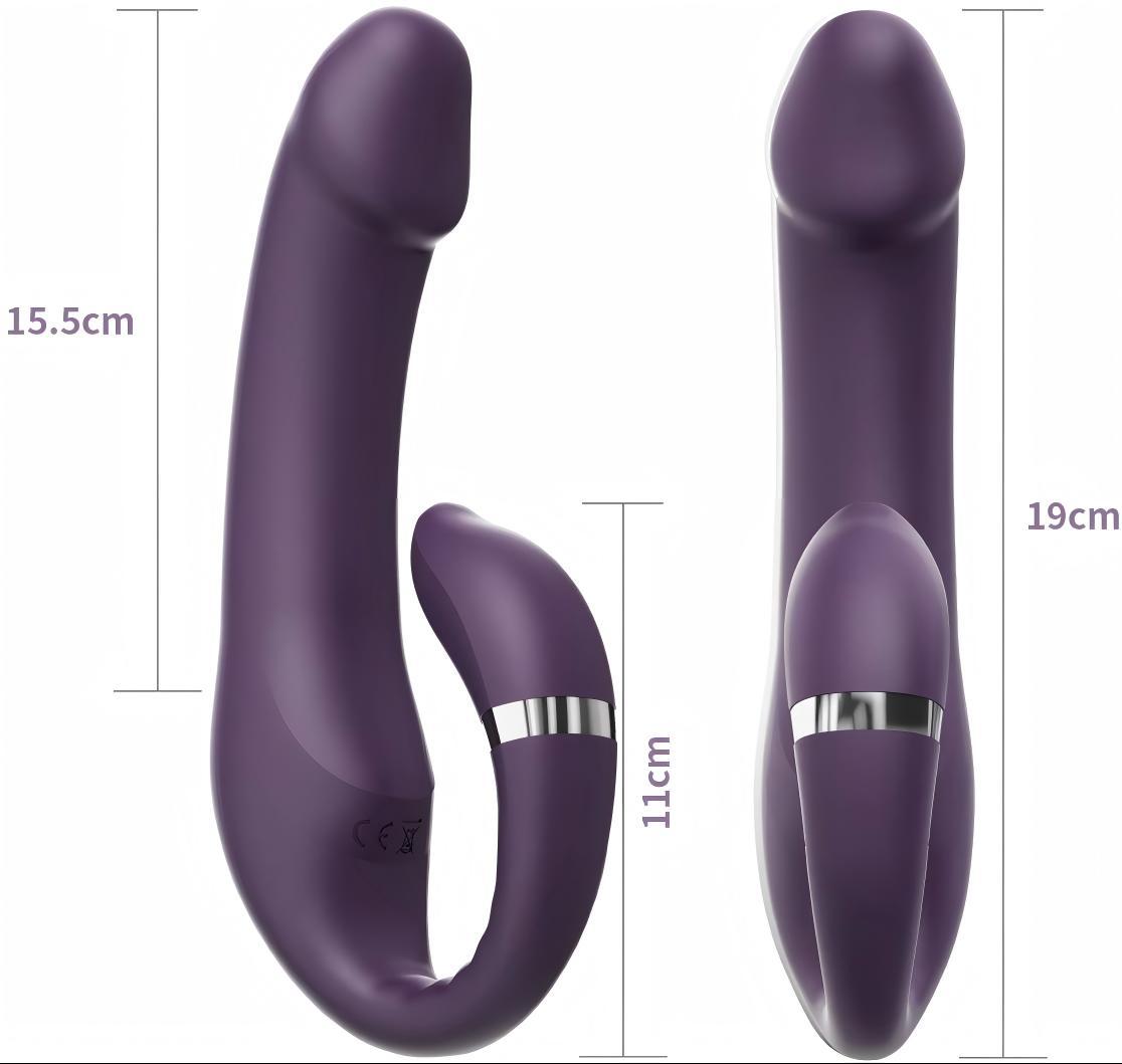 10-frequency vibration C-type female masturbation dual-motor G-spot massage stick adult sex toy