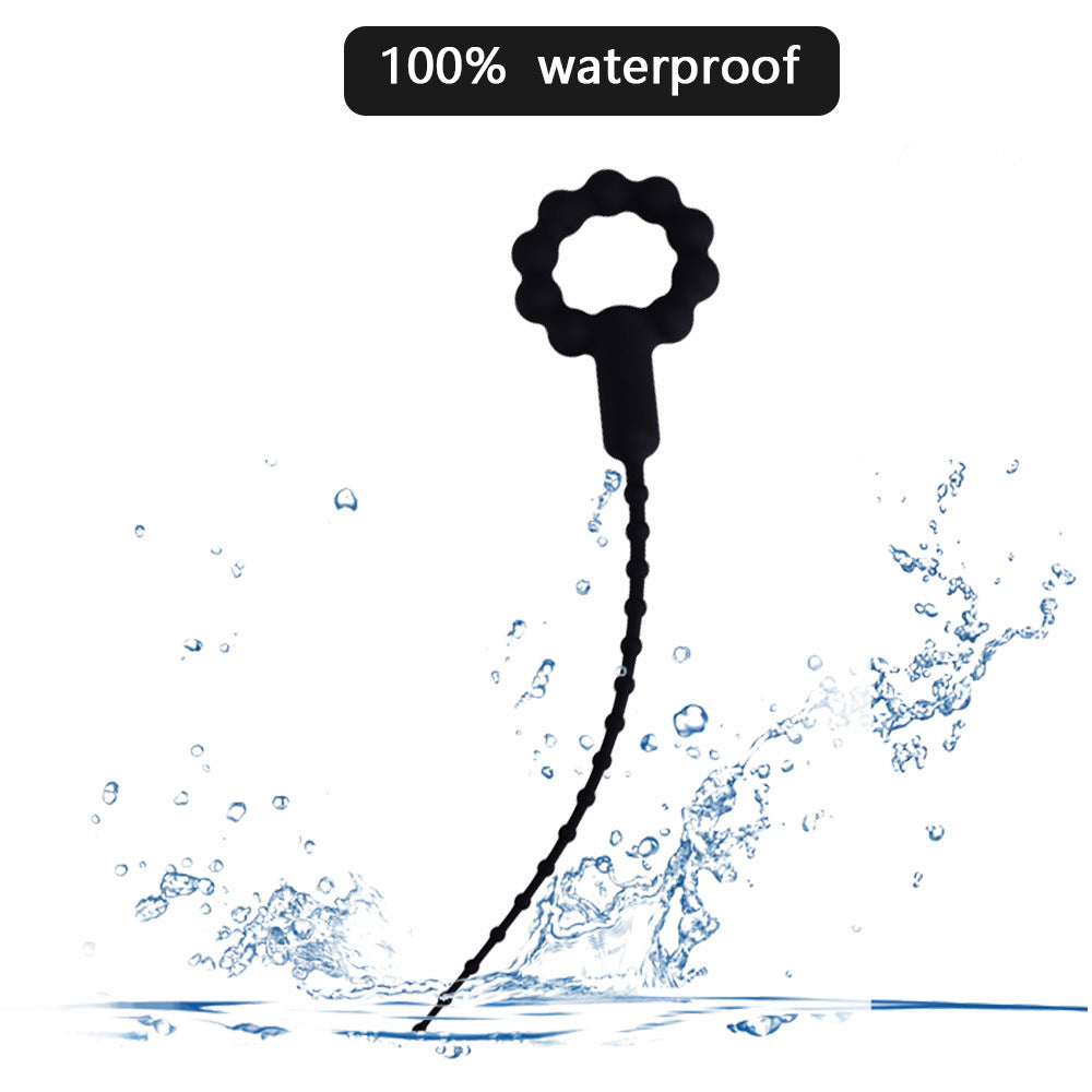 Pull Ring Vibration Horse Eye Rod Urethra Stimulation Male Masturbation SM Sex Toys Adult Products