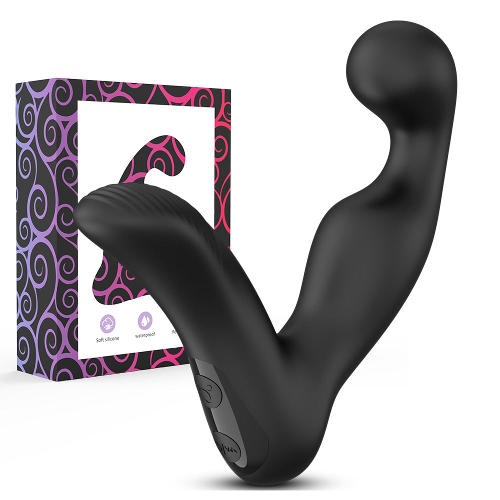 Anal Stimulator Rechargeable Dual Vibration Prostate Massager Butt Plug Vibrator