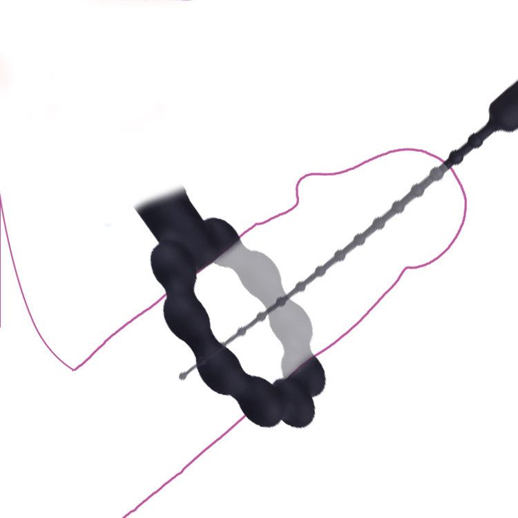 Pull Ring Vibration Horse Eye Rod Urethra Stimulation Male Masturbation SM Sex Toys Adult Products