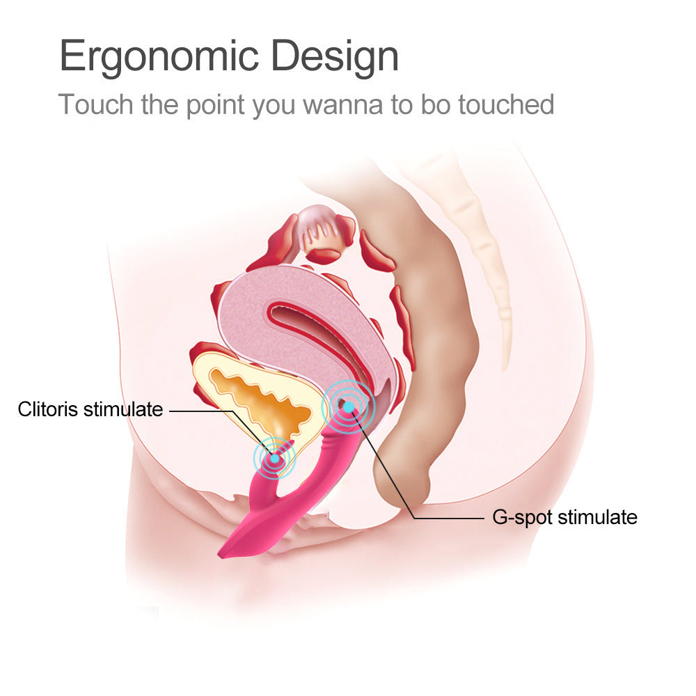 USB Rechargeable Rabbit Vibrator Dildo Dual Stimulation Clitoral G Spot Masturbation Sex Toy For Women