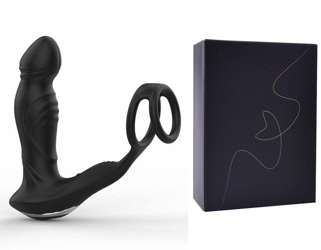 App Control Butt Plug Thrusting Prostate Vibrator Delay Ejaculation Cock Ring Anal Stimulator Sex Toys for Men