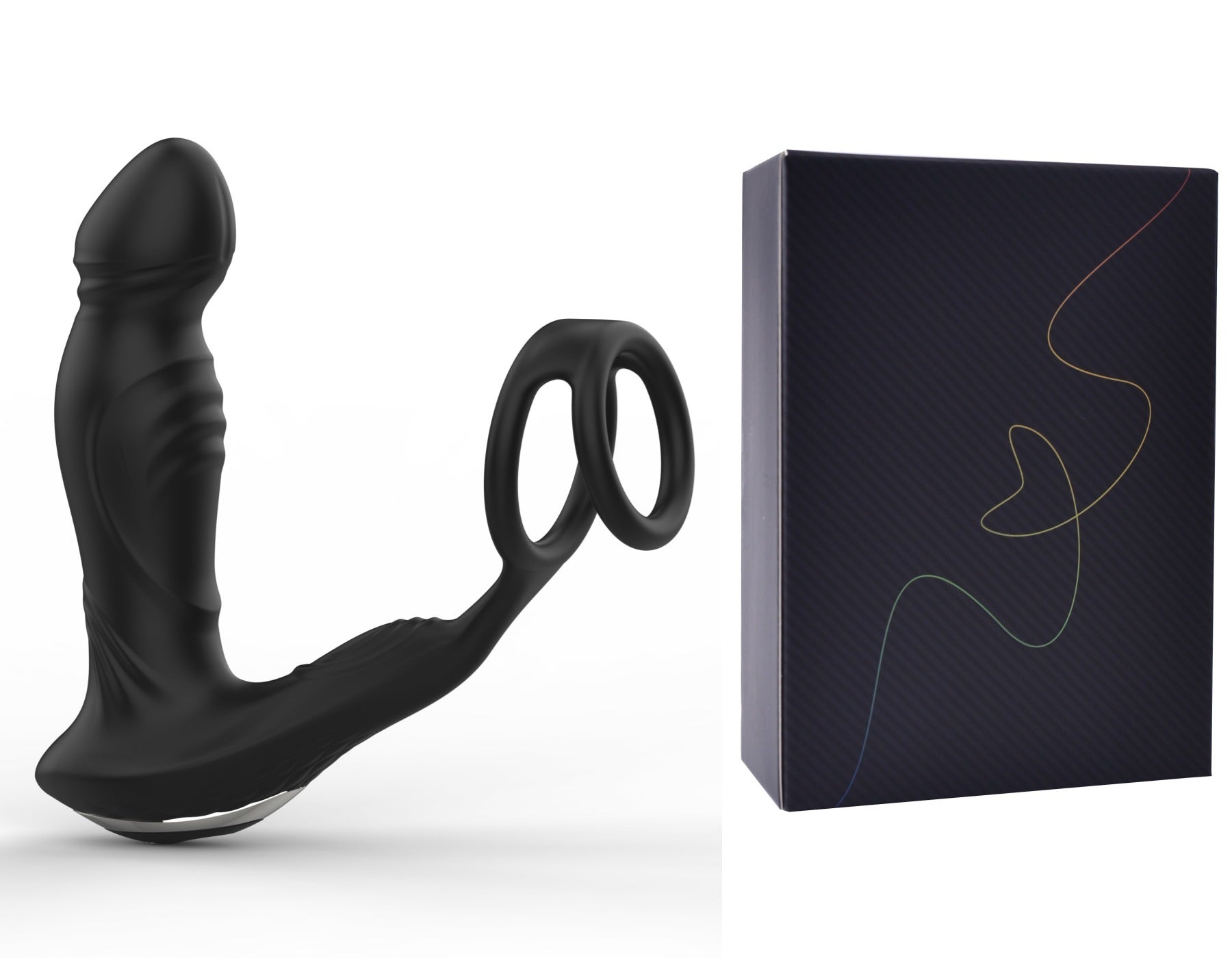 App Control Butt Plug Thrusting Prostate Vibrator Delay Ejaculation Cock Ring Anal Stimulator Sex Toys for Men