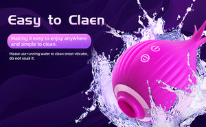 Seductiva Onion-Shaped Sucking Egg – Variable-Frequency Tongue & Tapping Vibrator - Sensory Wellness Product Perspective - NZ Local Stock