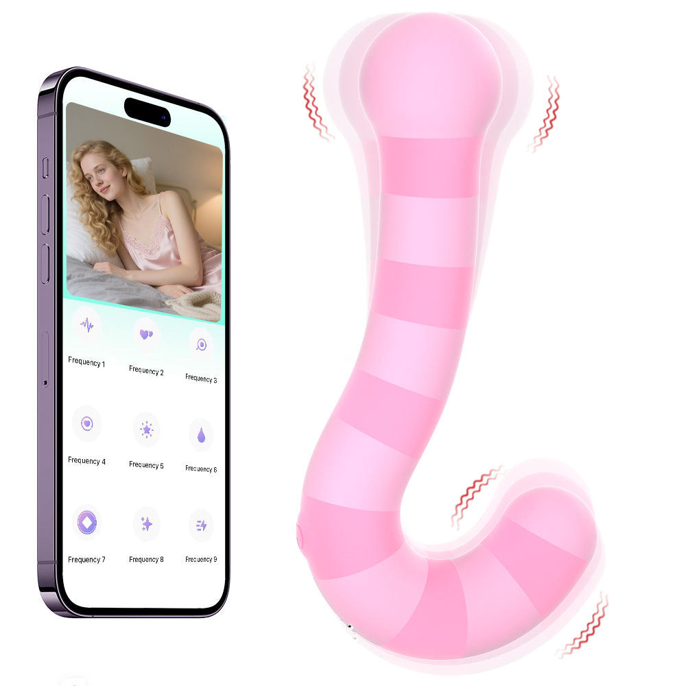 Seductiva Masturbation vibrator dual vibration AV stick backyard massage APP remote flirting sex toy - Sensory Wellness Product Perspective - NZ Local Stock