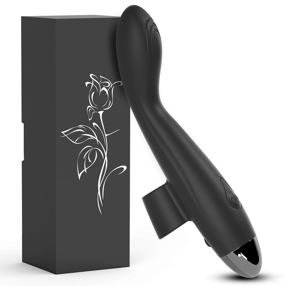 10 Frequency Rechargeable Silicone Adult Erotica AV Stick Female Masturbator Vibrating Finger Caps Vibrators for Women