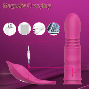 Match Play Vibrating Thrusting Dildo with Cock Ring NZ by Seductiva