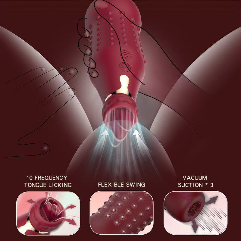 New product bottle vibration stick women's AV massage wand tongue licking vibrator female masturbation sex toy（副本）