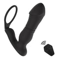 Silicone Anal Stimulator Rechargeable Dual Vibration Prostate Massager Butt Plug Vibrator With Cock Ring For Man Sex Toy