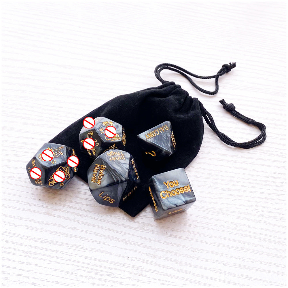 Seductiva 5-in-1 Couples Intimacy Dice Game Set – Foreplay & Romance Edition - Sensory Wellness Product Perspective - NZ Local Stock