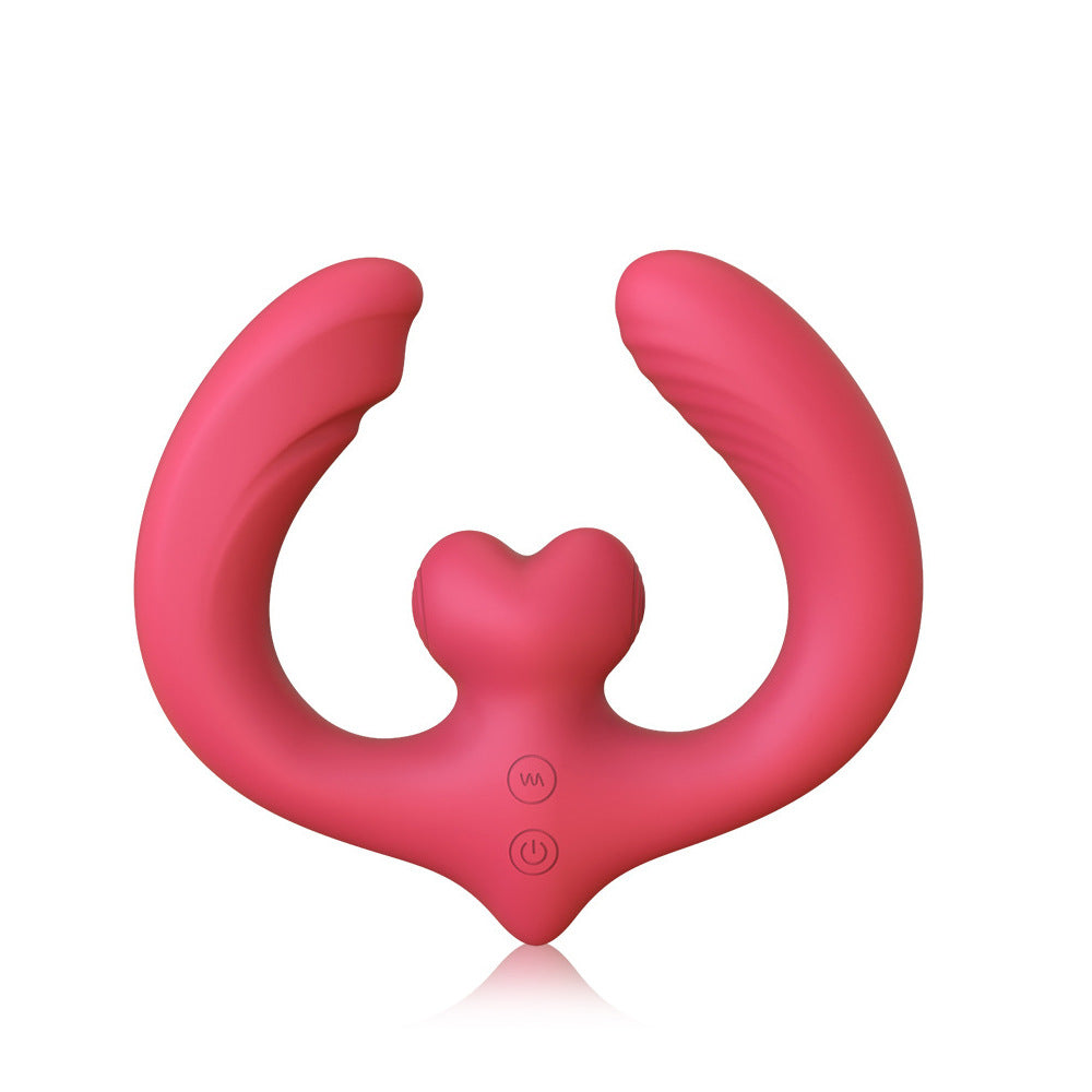 Multi Playing Double-Ended Vibrator For Couple Foreplay Female Masturbator Sex Toy