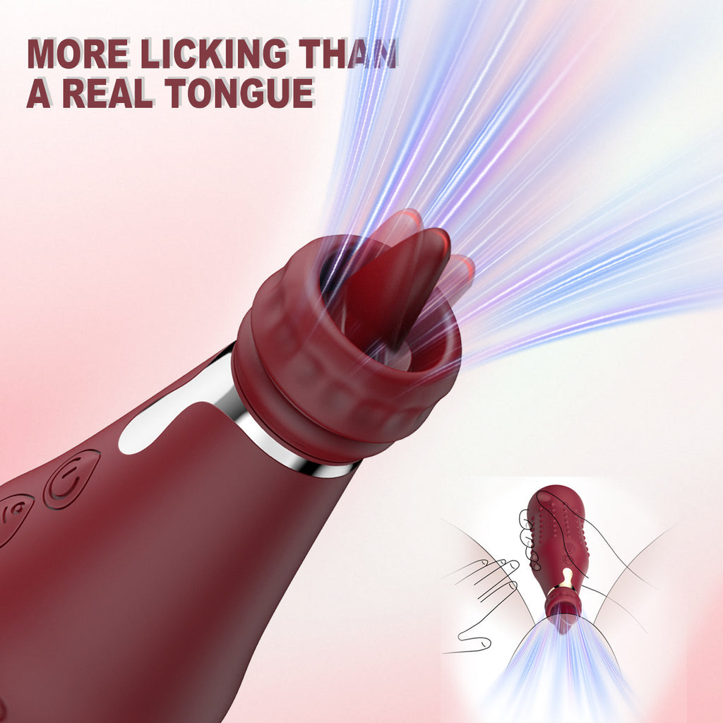 New product bottle vibration stick women's AV massage wand tongue licking vibrator female masturbation sex toy（副本）