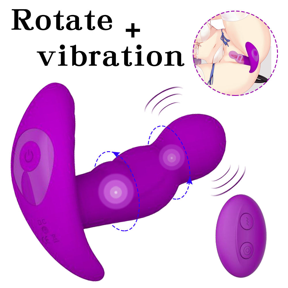 Remote Control Anal Vibrator Male Prostate Massager 10 Vibration & Rotating Modes USB Rechargeable Butt Plug Sex toy