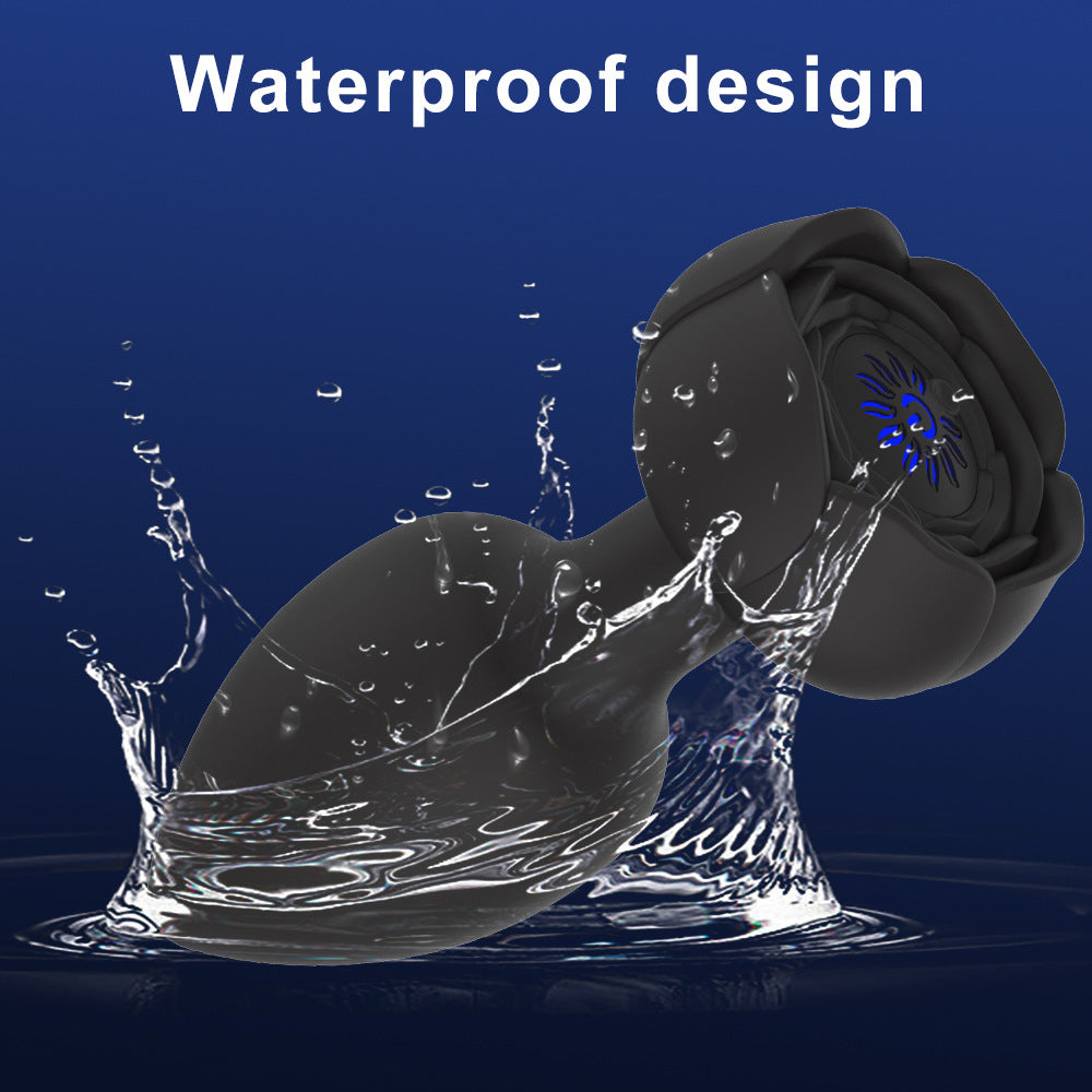 Remote control Silicone Anal Vibrator Rechargeable Flash Butt Plug Vibration Adult Anal Plug Sex Toys