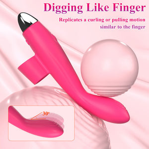 Seductiva 2-in-1 Wiggle & Vibrate Finger Vibrator Women's G-Spot Clitoris Stimulator Adult Toy Size Reference & Packaging - Shipped from NZ