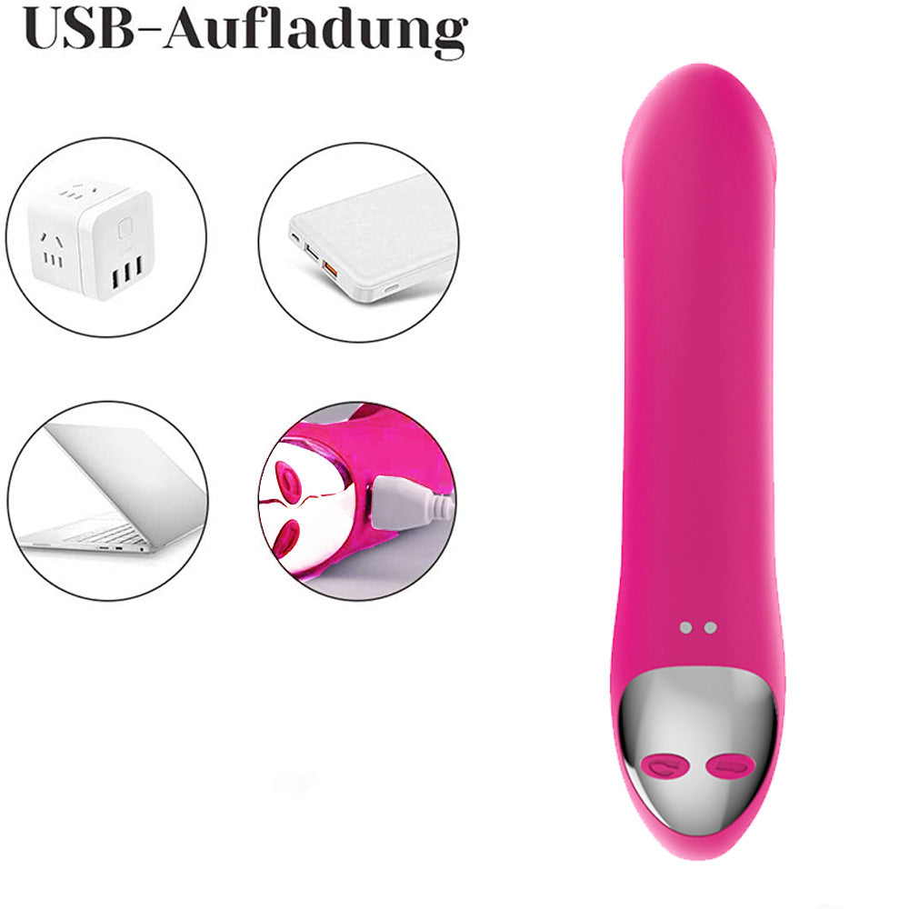 10-frequency vibration C-type female masturbation dual-motor G-spot massage stick adult sex toy