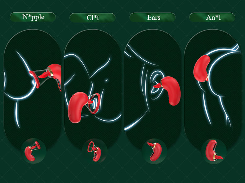 The new product tongue licker female masturbation sex toy CG point stimulation sucking vibrator for woman or couple
