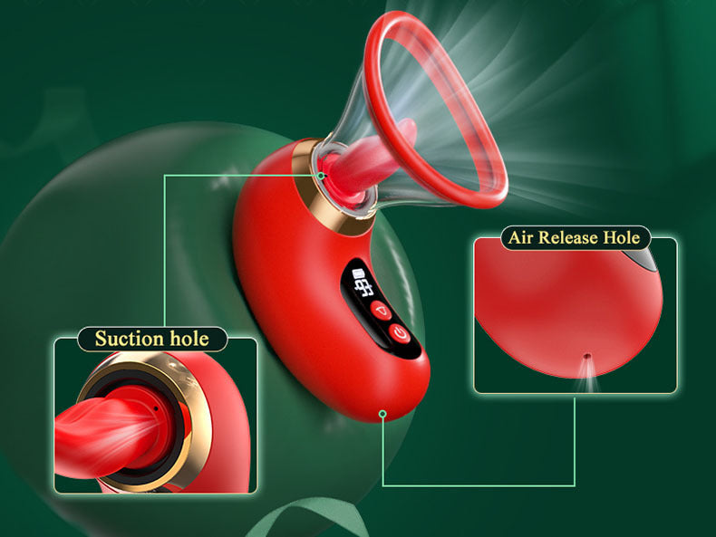 The new product tongue licker female masturbation sex toy CG point stimulation sucking vibrator for woman or couple