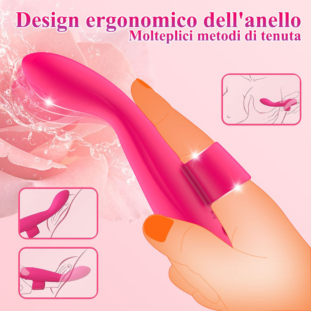 Seductiva 2-in-1 Wiggle & Vibrate Finger Vibrator Women's G-Spot Clitoris Stimulator Adult Toy - Sensory Wellness Product Perspective - NZ Local Stock