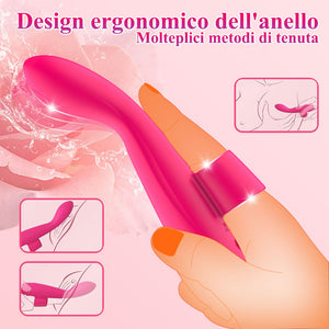 Seductiva 2-in-1 Wiggle & Vibrate Finger Vibrator Women's G-Spot Clitoris Stimulator Adult Toy - Sensory Wellness Product Perspective - NZ Local Stock