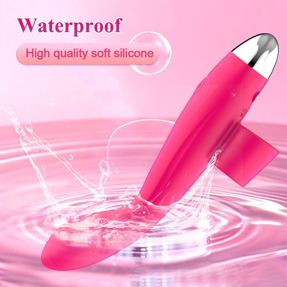 Seductiva 2-in-1 Wiggle & Vibrate Finger Vibrator Women's G-Spot Clitoris Stimulator Adult Toy - Sensory Wellness Product Perspective - NZ Local Stock