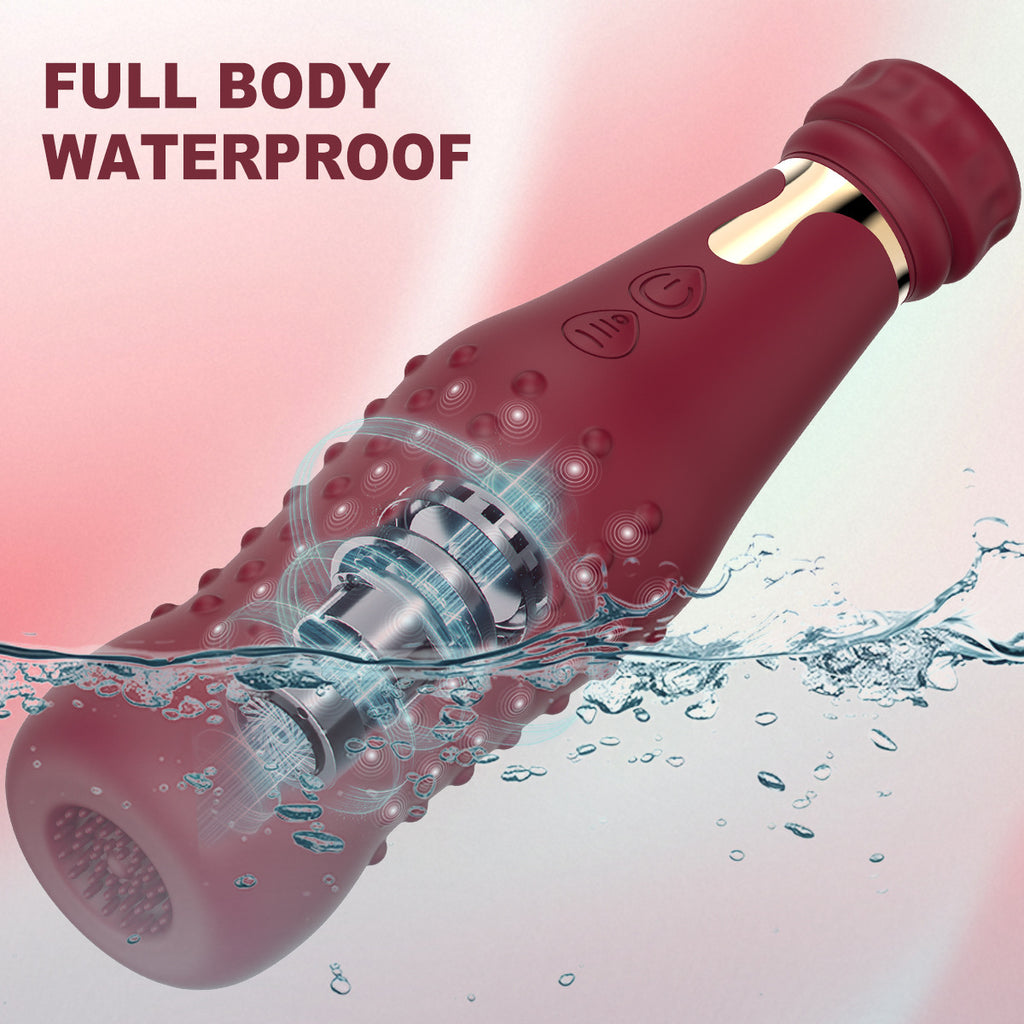 New product bottle vibration stick women's AV massage wand tongue licking vibrator female masturbation sex toy（副本）