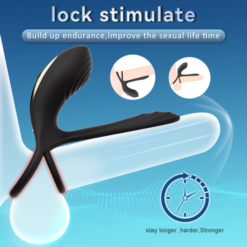 Locking Ring Male Sex Toys Remote Control Electric Locking Sperm Ring Silicone Stimulation Couples Share Vibrating Ring for Men