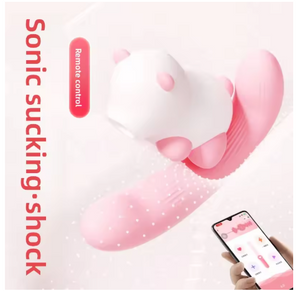 Multi-Speed Licking & Sucking G-Spot Vibrator by Seductiva